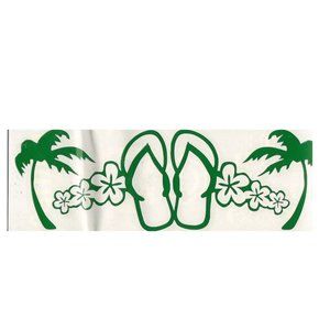 Inbloom Car Stickers - Sandals - Green